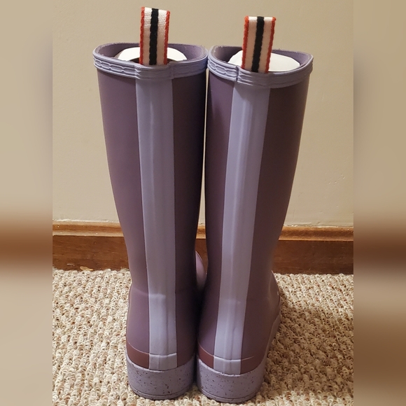 Hunter Lavender Tall Speckle Sole Boots - Picture 4 of 8